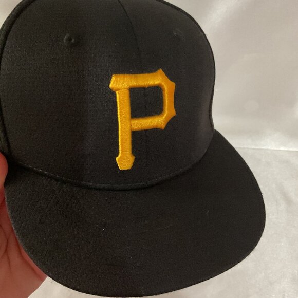 Pittsburgh youth Pirates Black & Yellow Youth Adjustable Team MLB Hat By OC - Picture 6 of 6